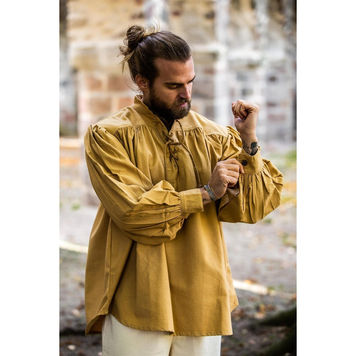 Imagen del producto Camisa medieval Yven marrón
