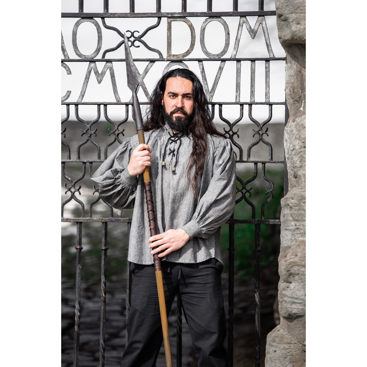 Imagen del producto Camisa medieval Leopold gris