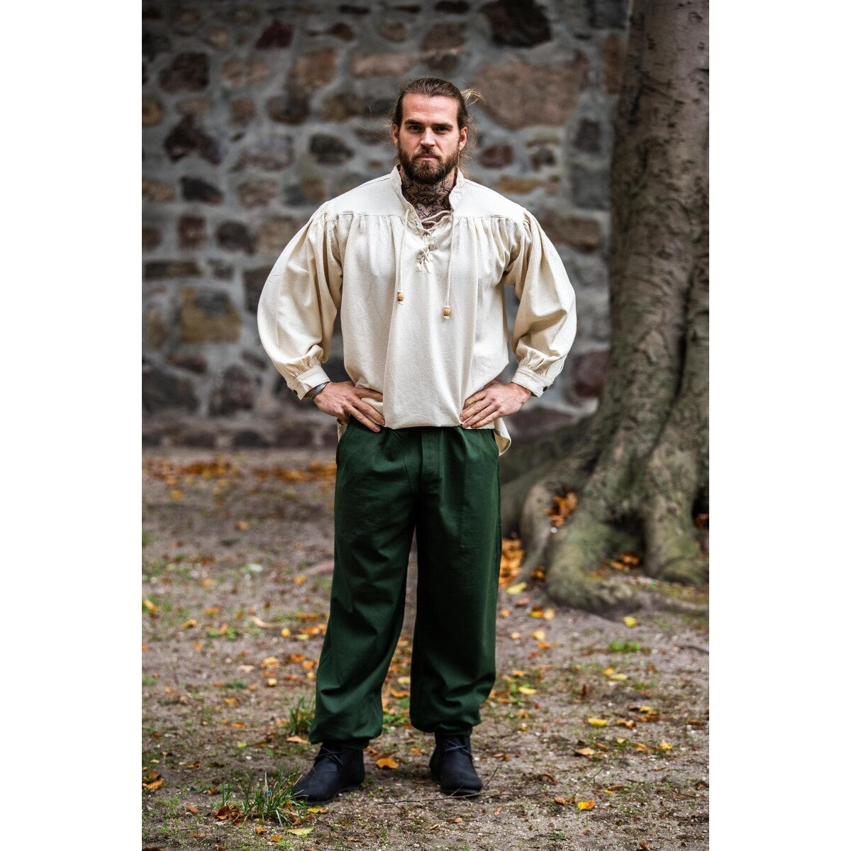 Imagen del producto Camisa medieval Leopold beige