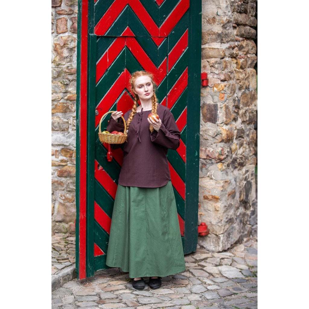 Imagen del producto Blusa medieval Tilda marrón