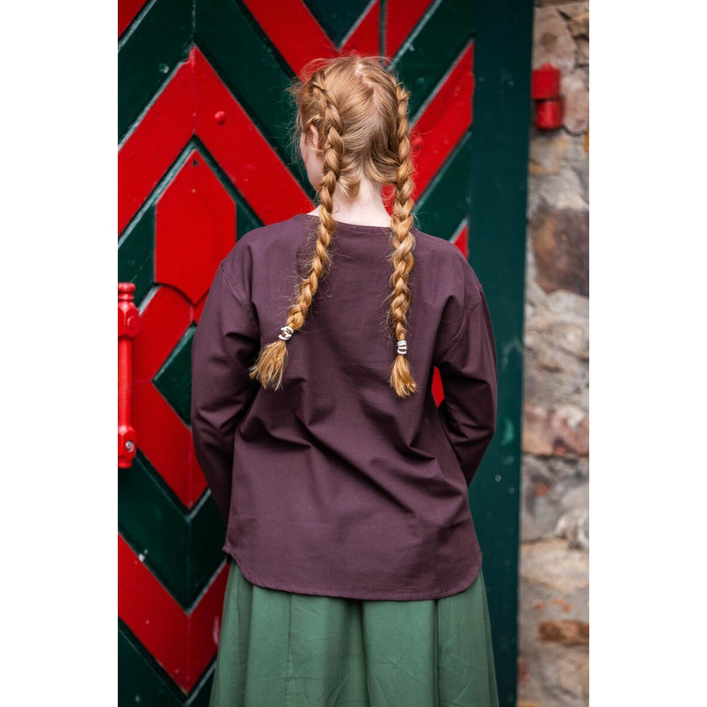 Imagen del producto Blusa medieval Tilda marrón