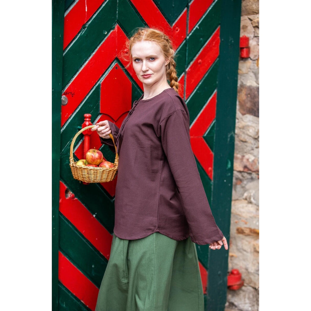 Imagen del producto Blusa medieval Tilda marrón