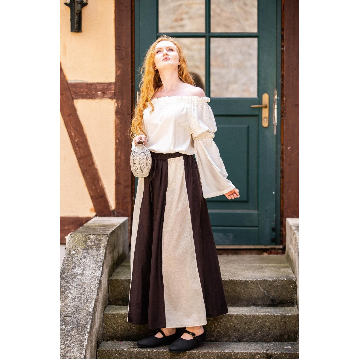 Imagen del producto Blusa medieval Emma beige