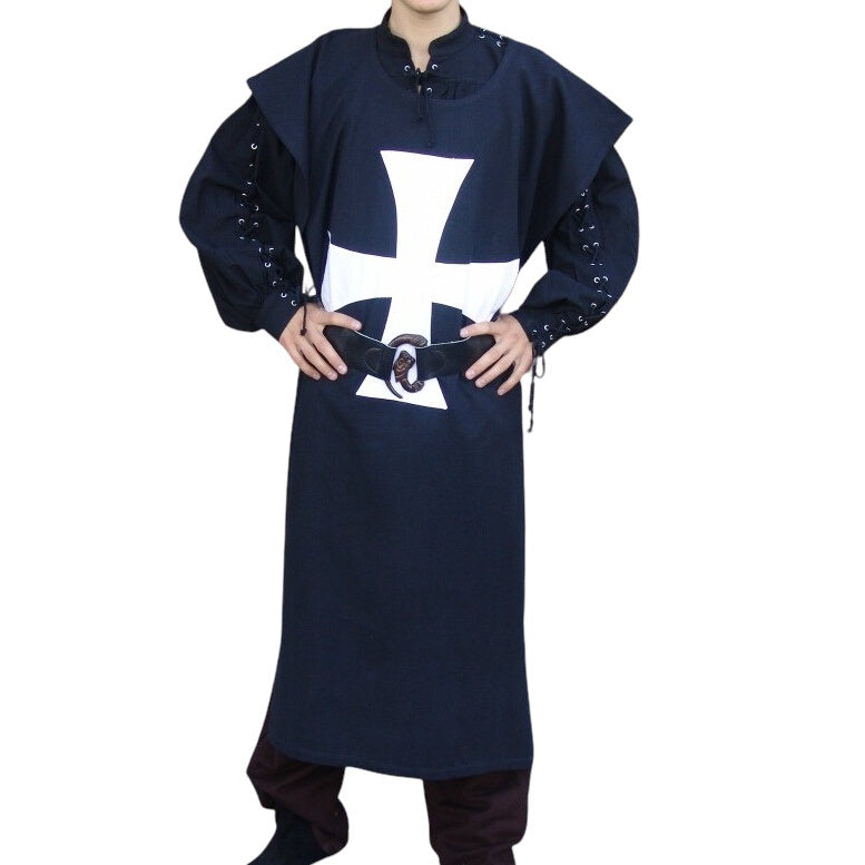 Product image Medieval Templar Surcoat Black-White