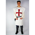 Imagen del producto Tabardo medieval de los Caballeros Templarios negro-rojo