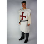 Imagen del producto Tabardo medieval de los Caballeros Templarios negro-rojo
