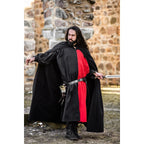 Imagen del producto Tabardo medieval Frederick negro-rojo