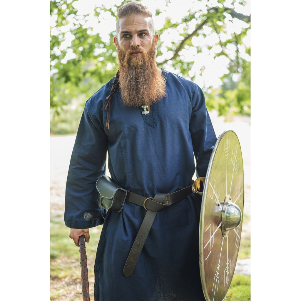 Imagen del producto Túnica medieval con ribete Halvor azul