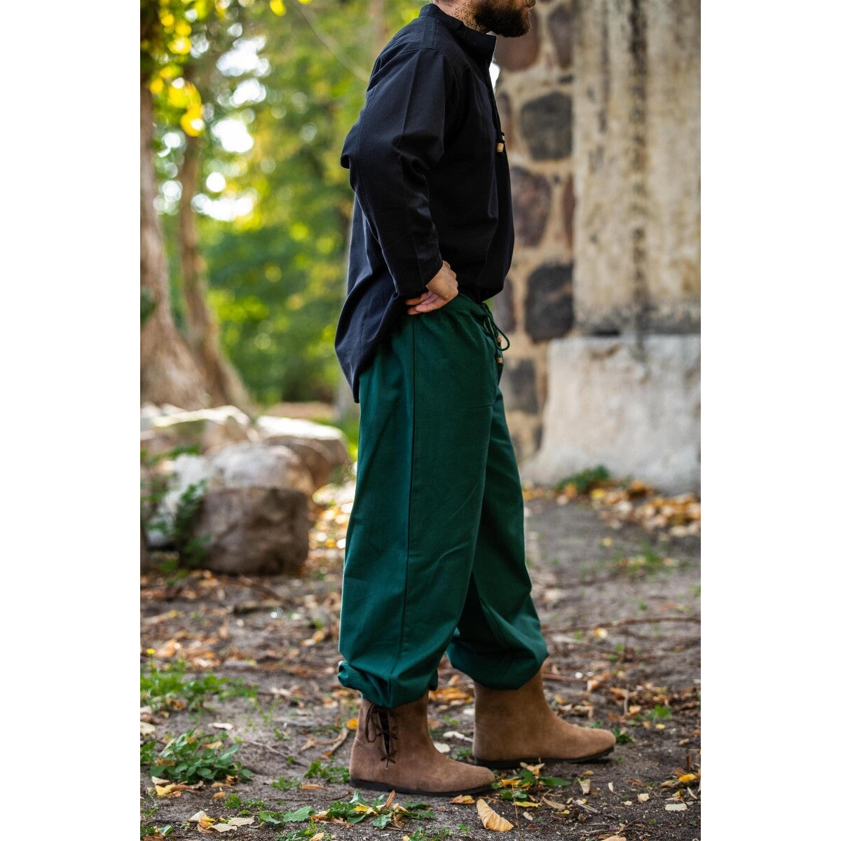 Imagen del producto Pantalón medieval Gerold verde