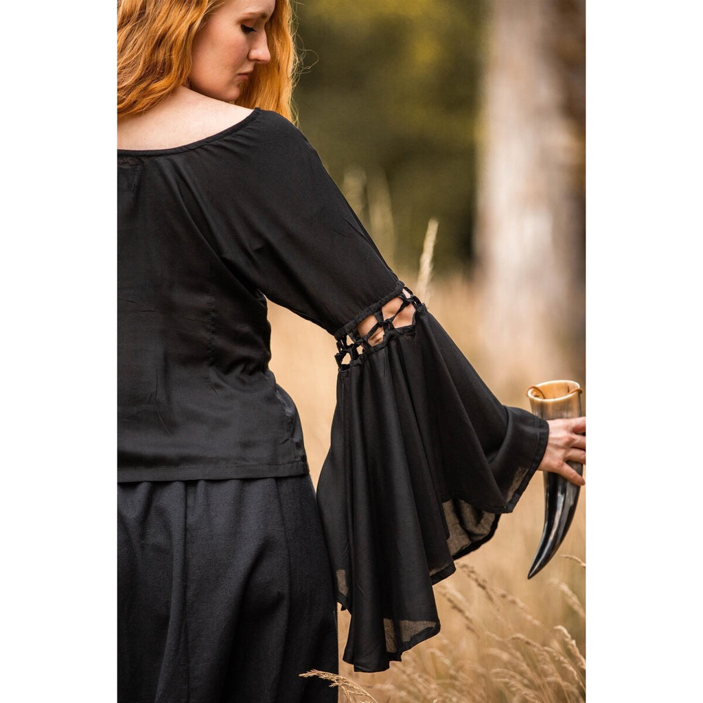 Imagen del producto Blusa medieval Carmen negra