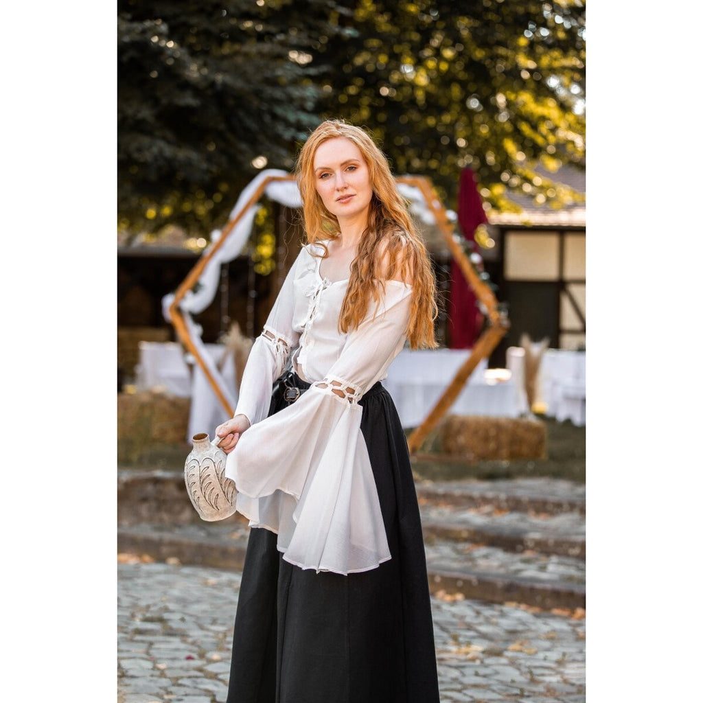 Imagen del producto Blusa medieval Carmen blanca