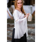 Imagen del producto Blusa medieval Carmen blanca