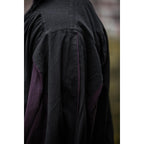 Imagen del producto Camisa de lansquenete medieval Albert negro-marrón