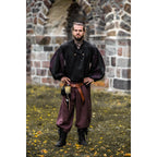 Imagen del producto Camisa de lansquenete medieval Albert negro-marrón