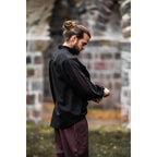 Imagen del producto Camisa de lansquenete medieval Albert negro-marrón