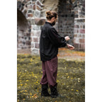 Imagen del producto Camisa de lansquenete medieval Albert negro-marrón