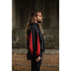 Imagen del producto Camisa de lansquenete medieval Albert negro-rojo