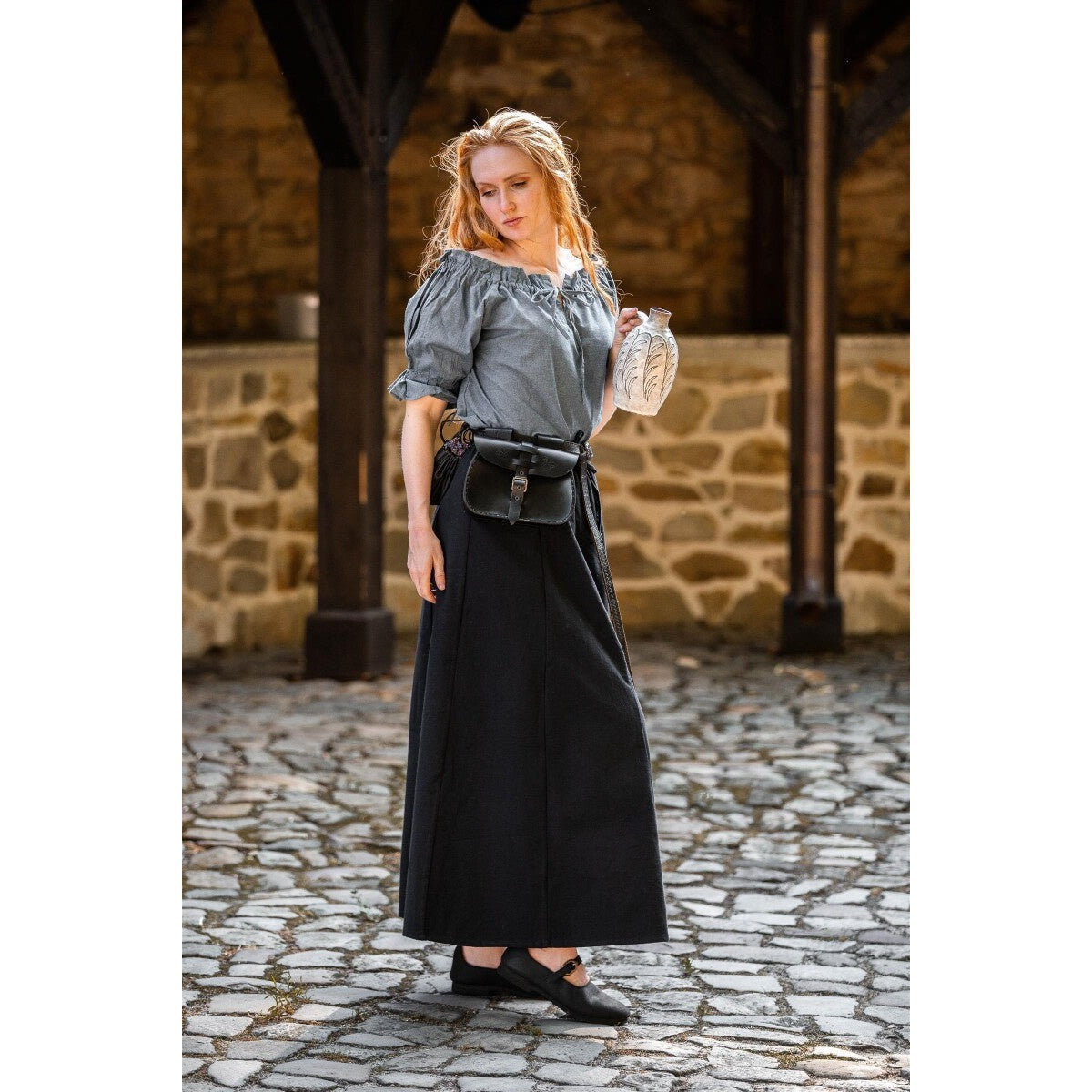 Product image Medieval Short-Sleeve Blouse Verena blue