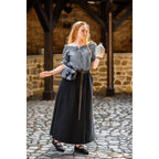 Imagen del producto Blusa medieval de manga corta Verena azul