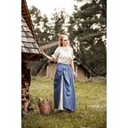 Imagen del producto Blusa medieval de manga corta Verena beige