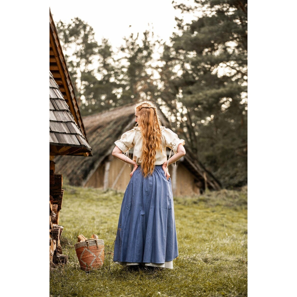 Imagen del producto Blusa medieval de manga corta Verena beige