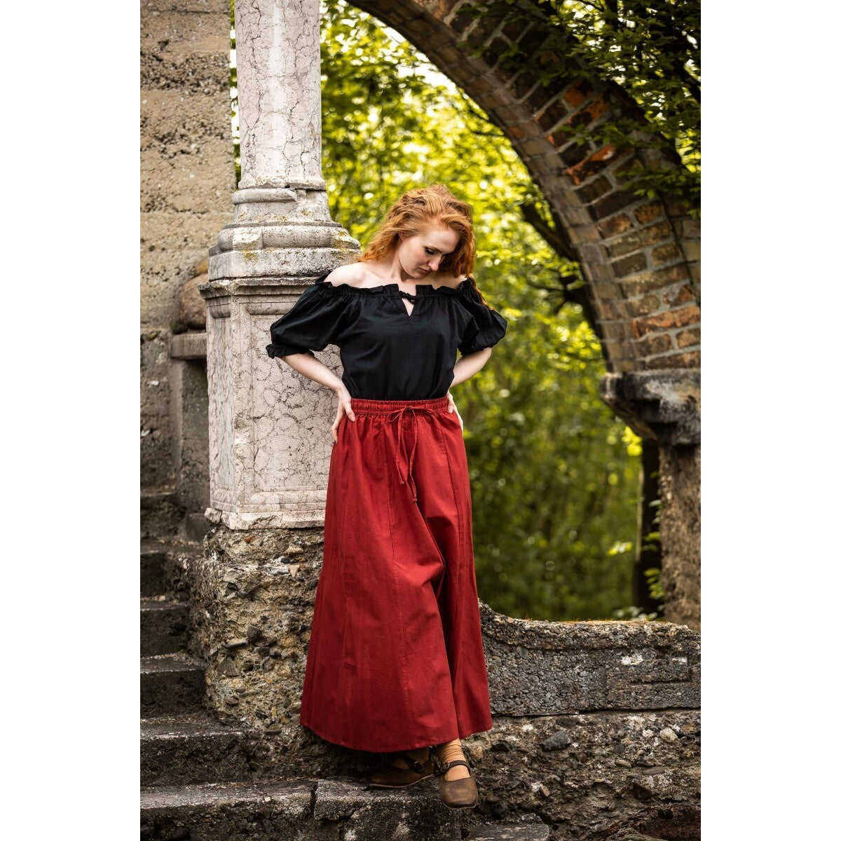 Product image Medieval Short-Sleeve Blouse Verena black