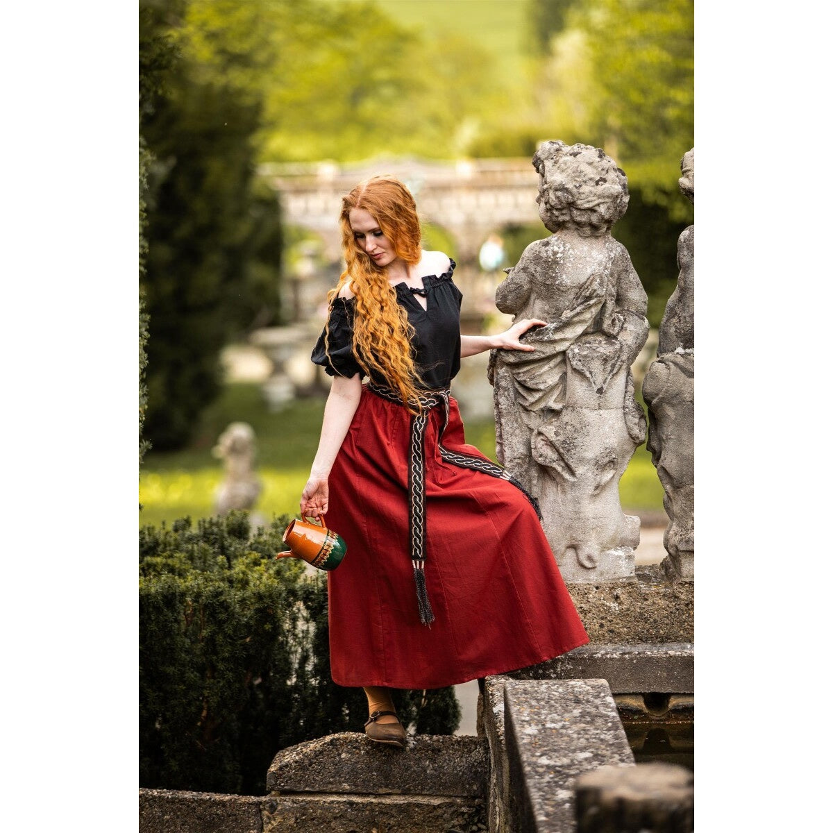 Product image Medieval Short-Sleeve Blouse Verena black