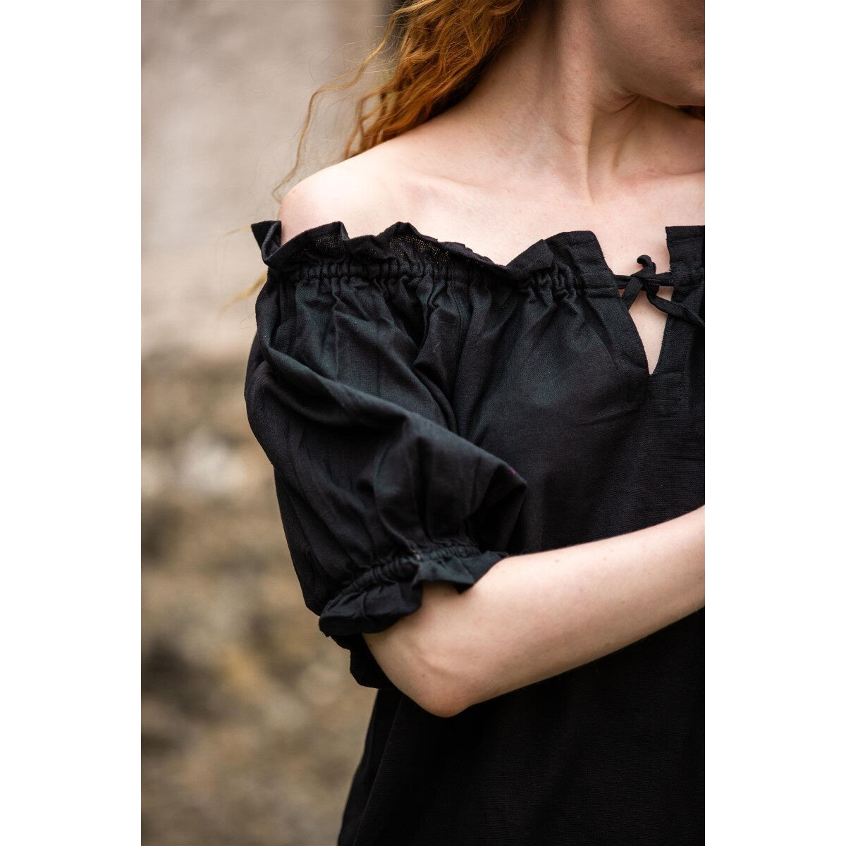 Product image Medieval Short-Sleeve Blouse Verena black