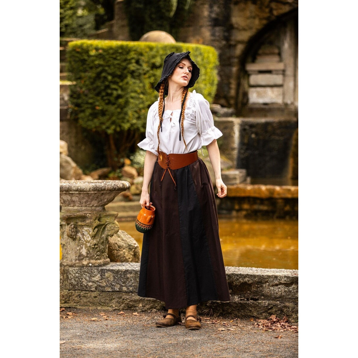 Product image Medieval Short-Sleeve Blouse Verena white