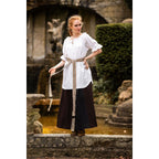 Imagen del producto Blusa medieval de manga corta Verena blanca