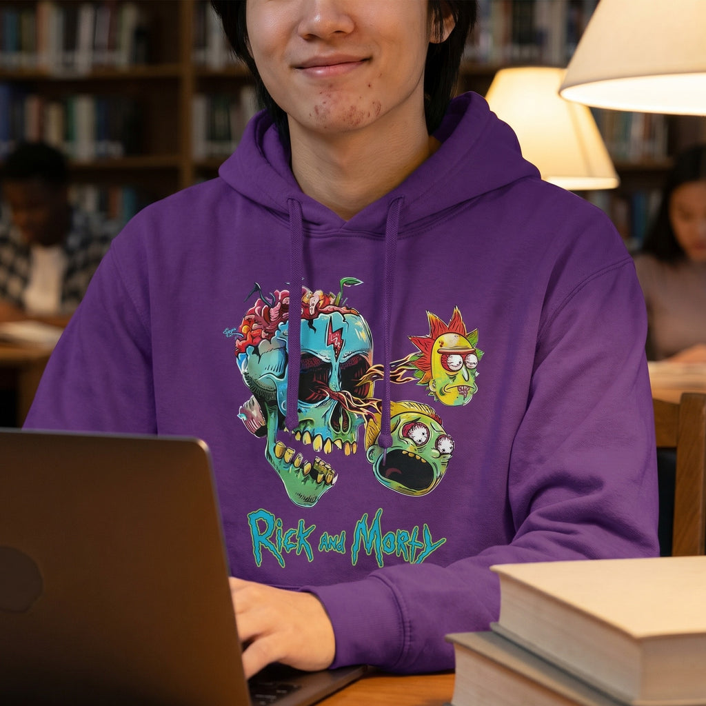 Imagen del producto Rick and Morty - Sudadera con capucha Morty y Rick Face