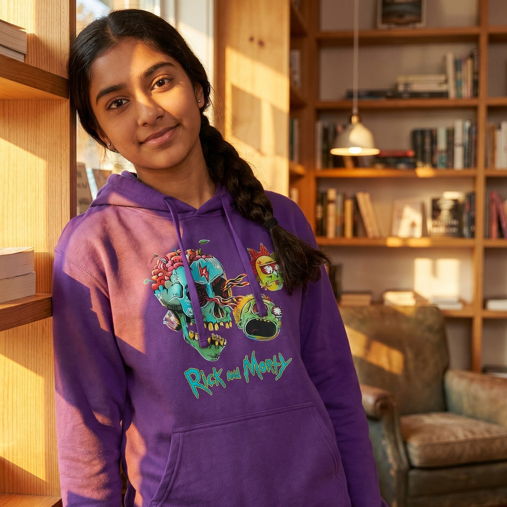 Imagen del producto Rick and Morty - Sudadera con capucha Morty y Rick Face