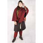 Imagen del producto Caperuza medieval Egill con bordado roja