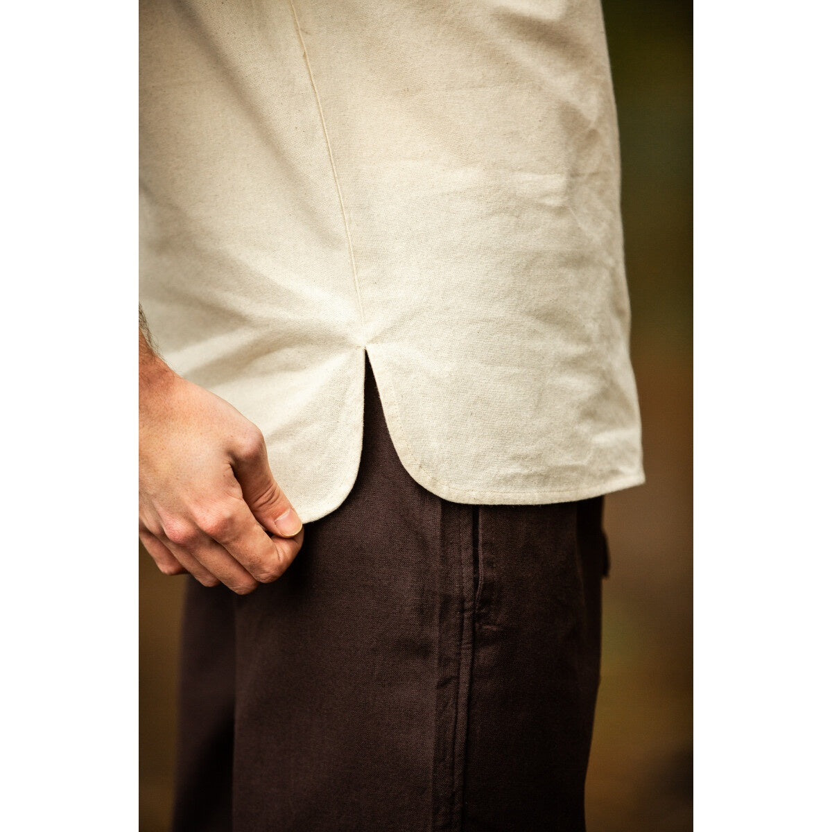 Imagen del producto Camisa medieval Erhart manga corta beige
