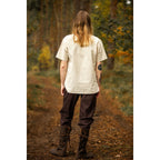 Imagen del producto Camisa medieval Erhart manga corta beige