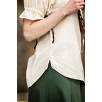 Imagen del producto Blusa medieval Amelia beige