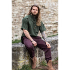 Imagen del producto Camisa medieval Erik manga corta verde