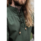 Imagen del producto Camisa medieval Erik manga corta verde