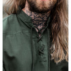 Imagen del producto Camisa medieval Erik manga corta verde