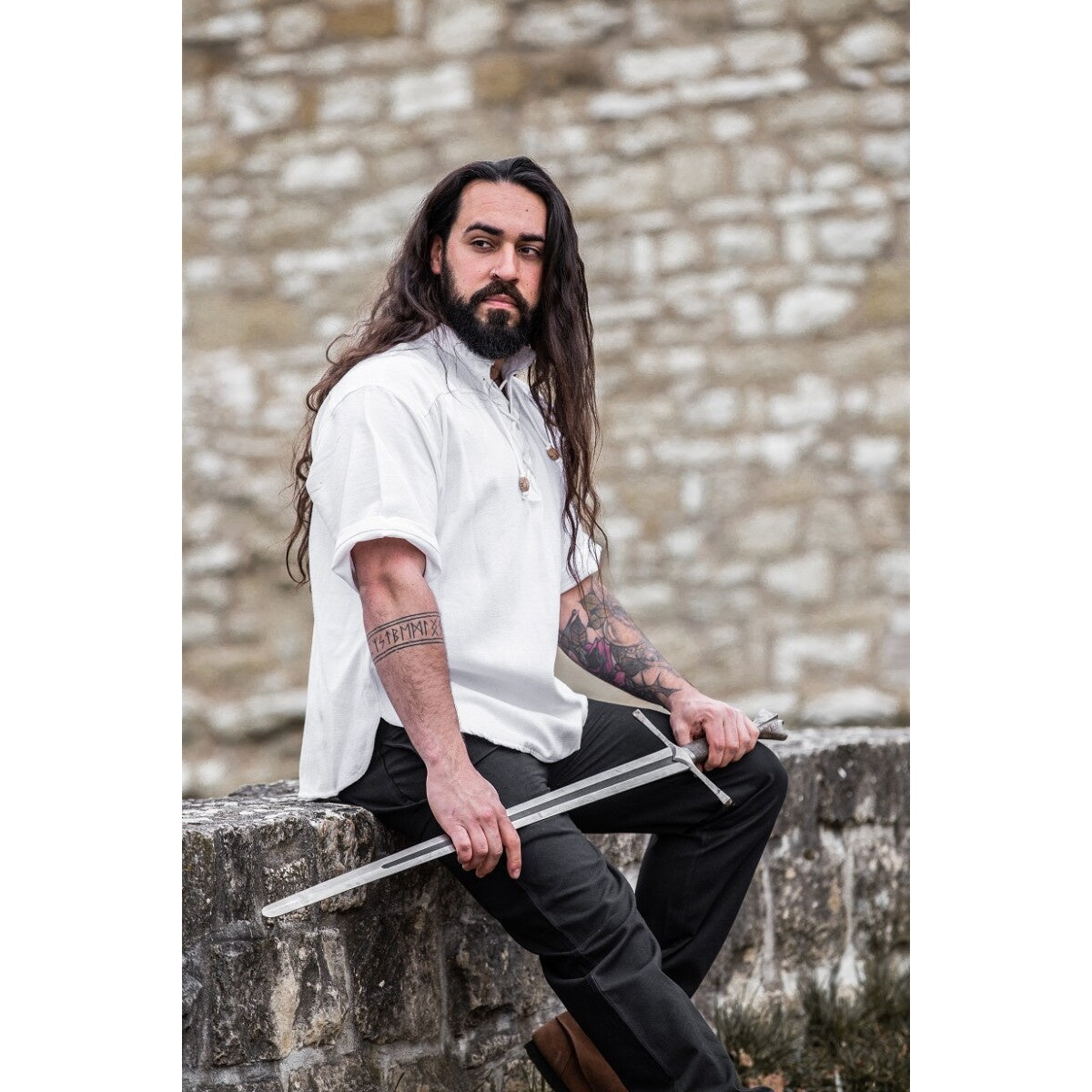 Product image Medieval Shirt Erik Short Sleeve White
