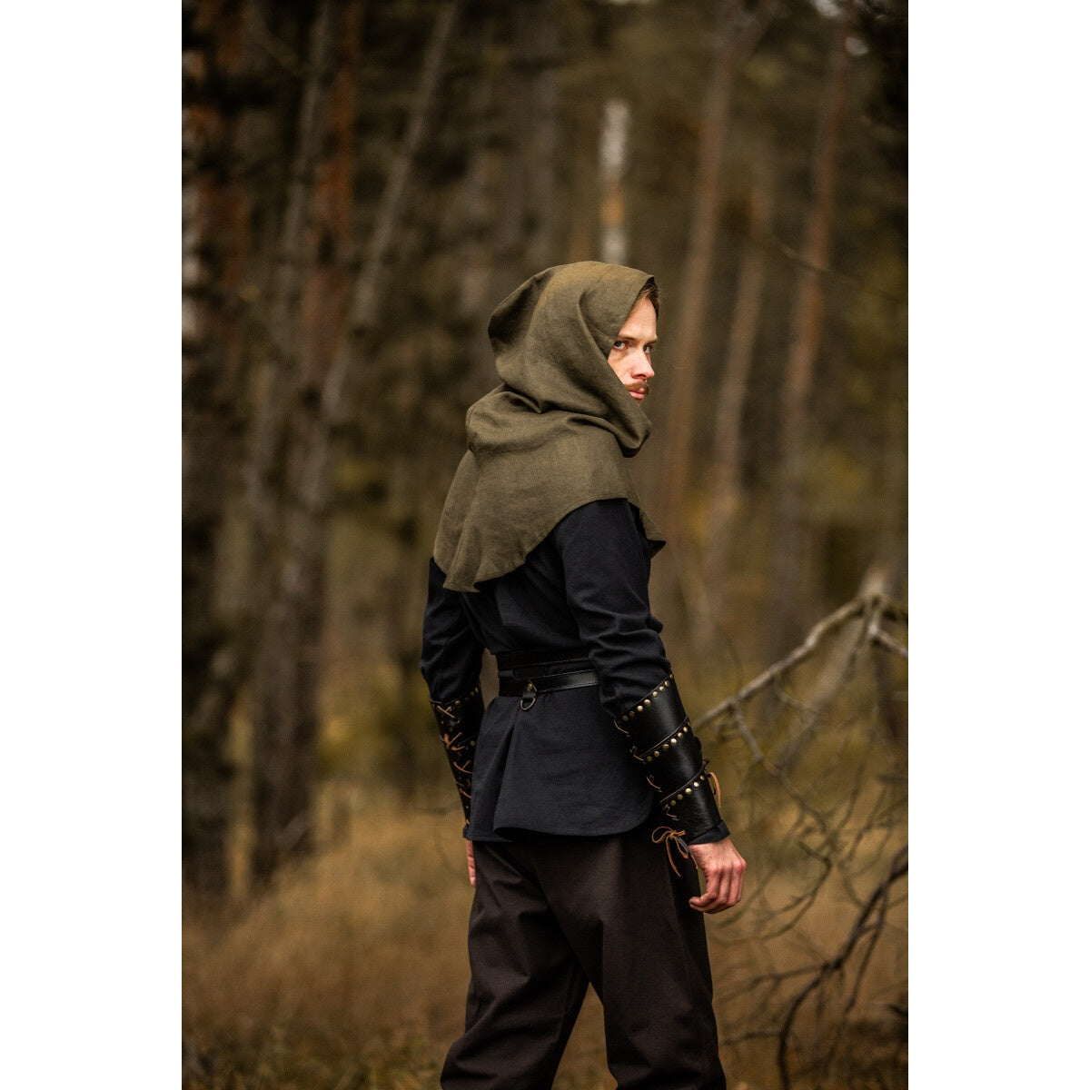 Imagen del producto Capucha medieval Mannix verde