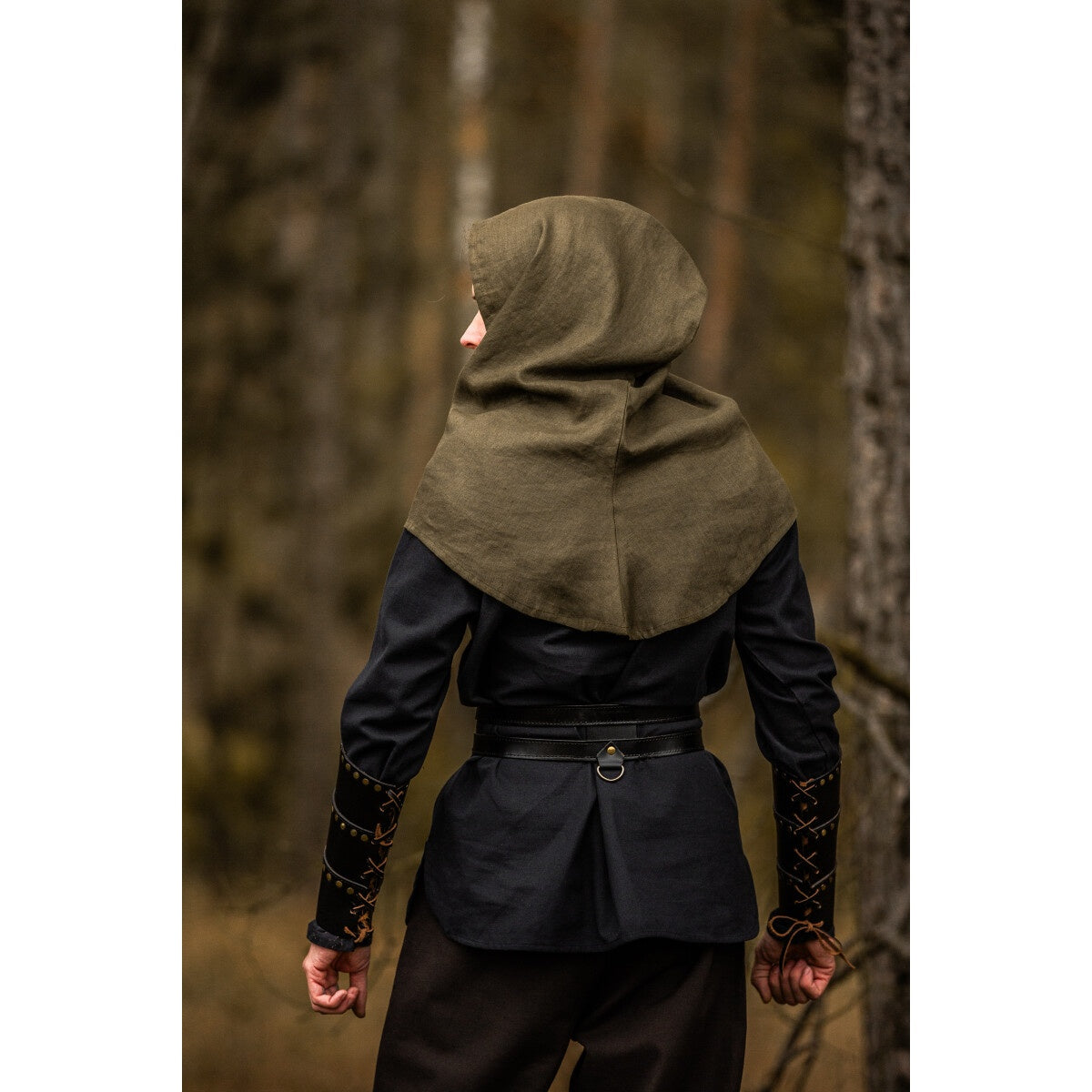 Imagen del producto Capucha medieval Mannix verde