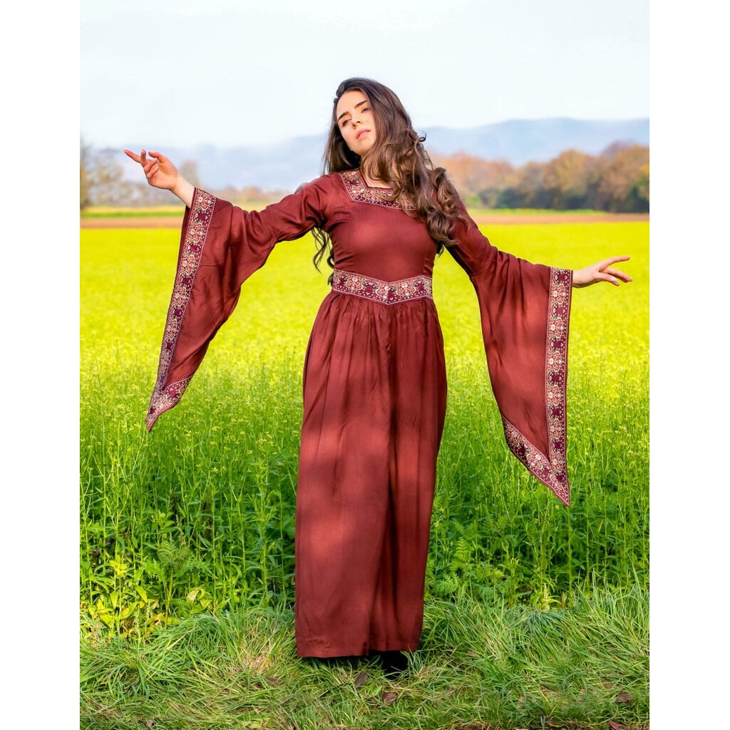 Imagen del producto Vestido medieval Katharina rojo