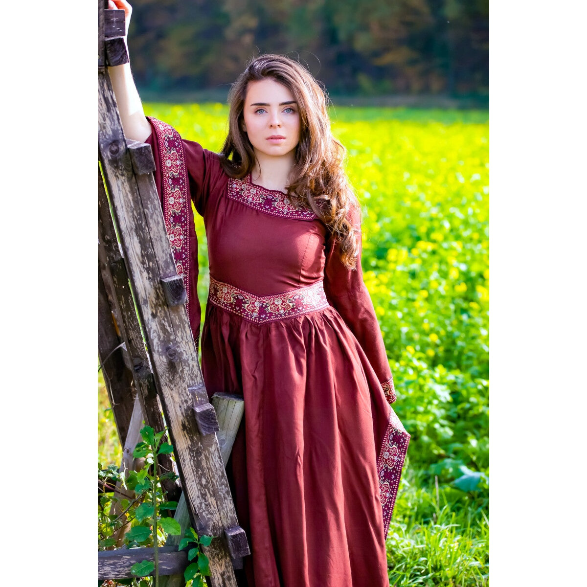Imagen del producto Vestido medieval Katharina rojo