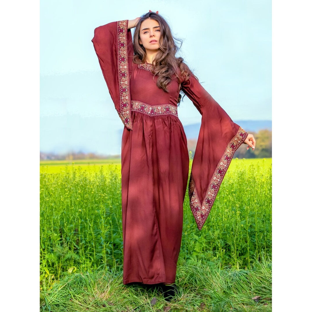 Imagen del producto Vestido medieval Katharina rojo