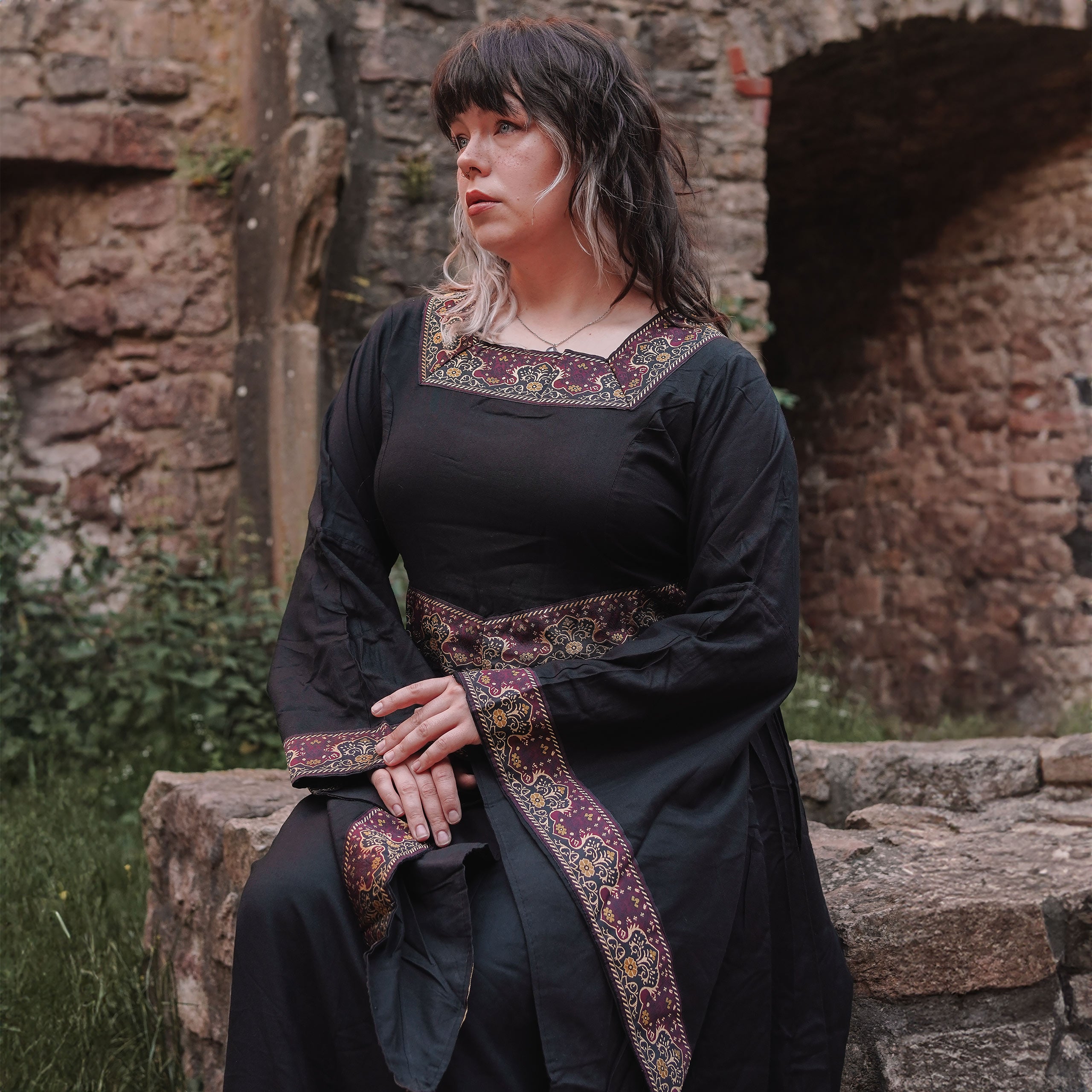 Imagen del producto Vestido medieval Katharina negro