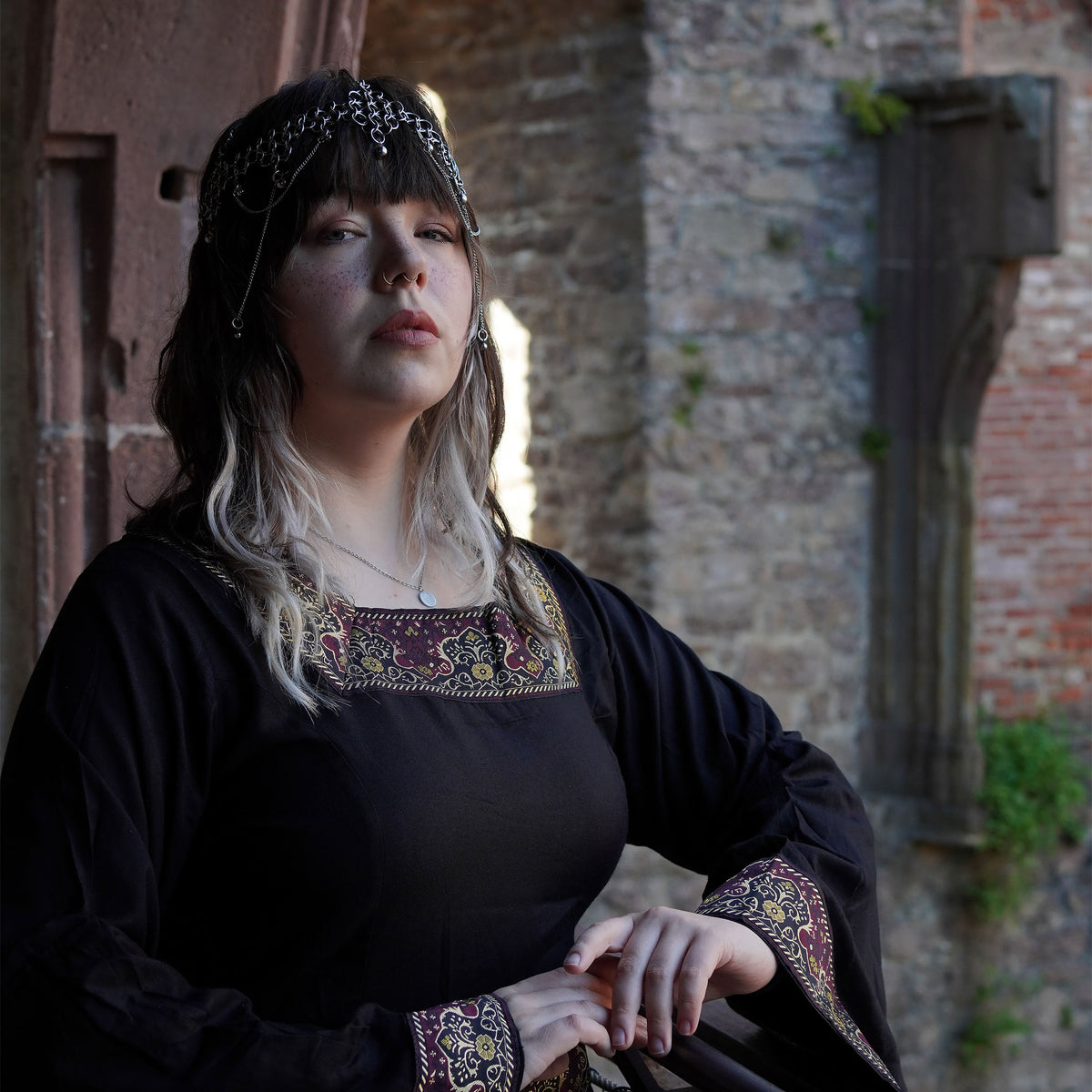 Imagen del producto Vestido medieval Katharina negro