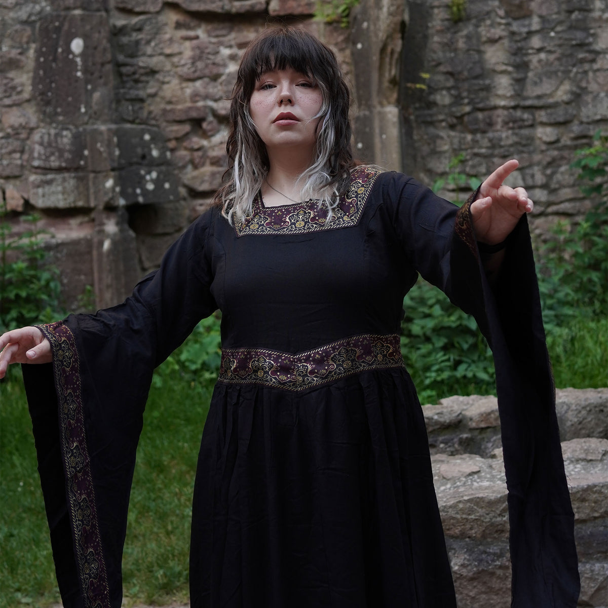 Imagen del producto Vestido medieval Katharina negro
