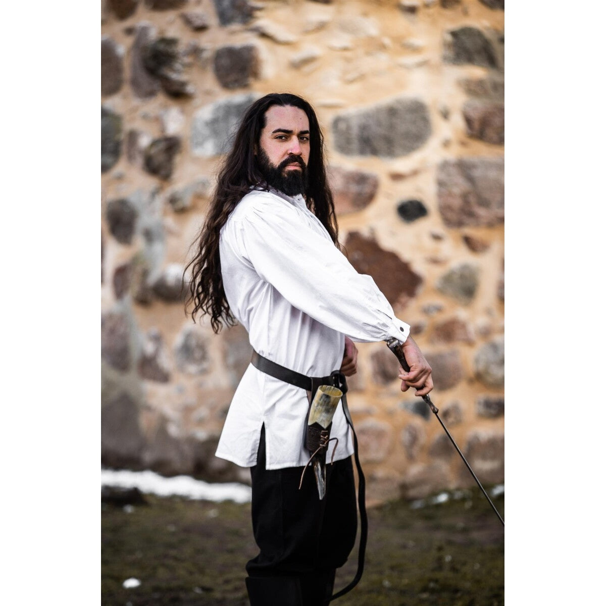 Imagen del producto Camisa medieval Ulrich blanca