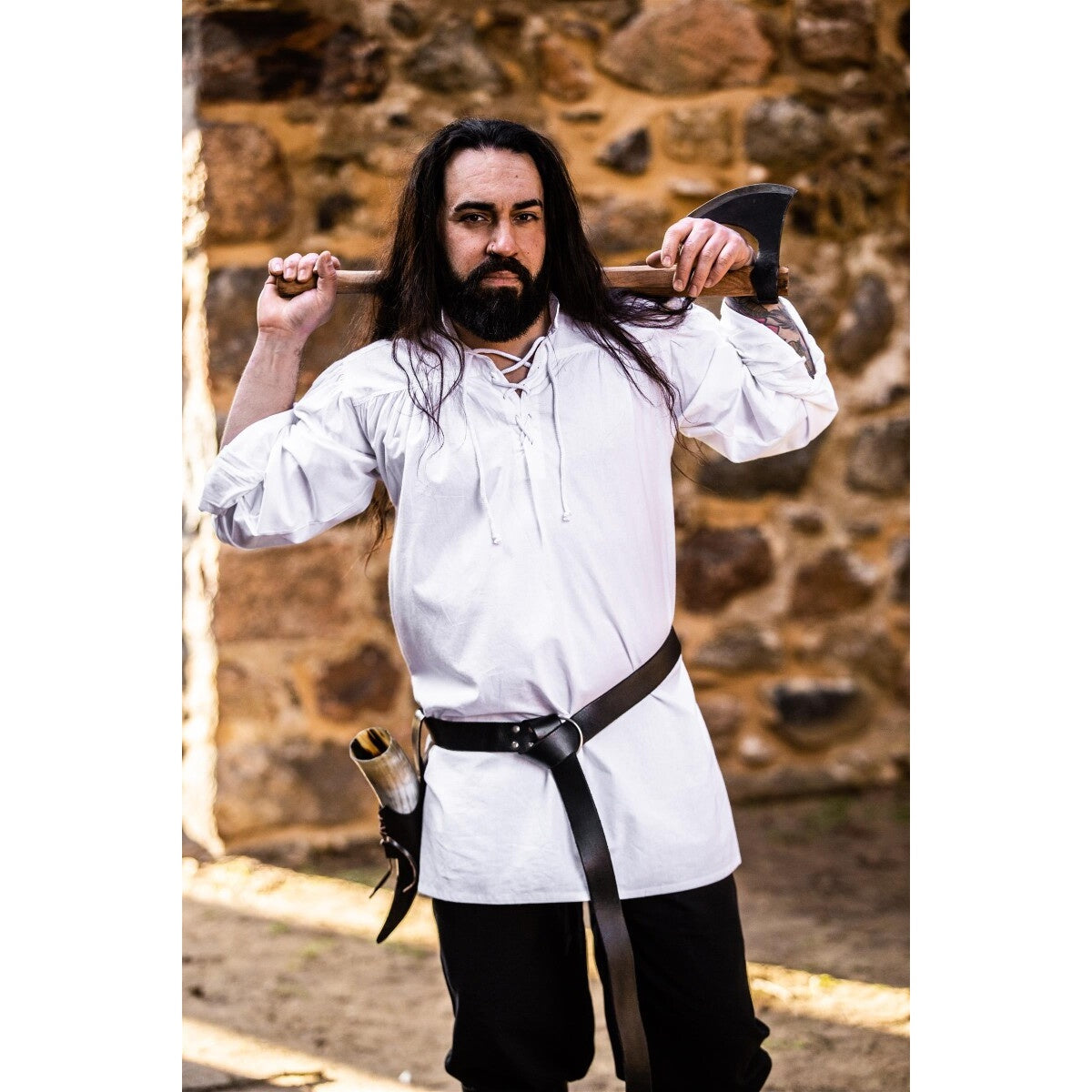 Imagen del producto Camisa medieval Ulrich blanca